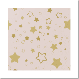 champagne stars Posters and Art